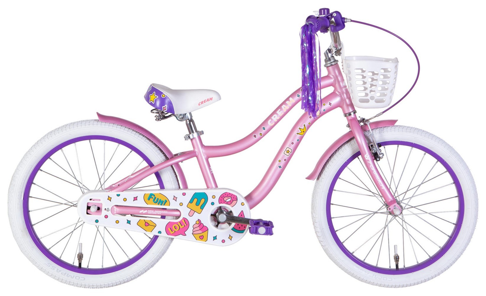 Велосипед AL 20" Formula Kid CREAM BH рама-10" сиреневый 2026 OPS-FRK-20-251