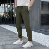 Чоловічі штани джогери з кишенями світлий хакі Pobedov 95