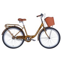 Велосипед 26" Dorozhnik LUX 2024 (бронзовий)