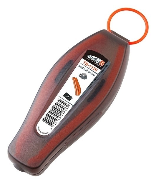 Велоаптечка SuperB в пласт. боксе (2 лопатки, 6 латок, 1 наждак, 10 мл клея, 2 бор.лопатки) 5575351