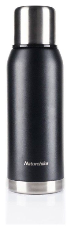 Термос Naturehike Q-9H NH19SJ010, 304 сталь, 1.0 л, чорний FNR_6927595740248