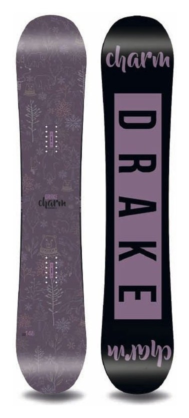 Сноуборд Drake CHARM 145 Black/violet (76281011) RCH_20162