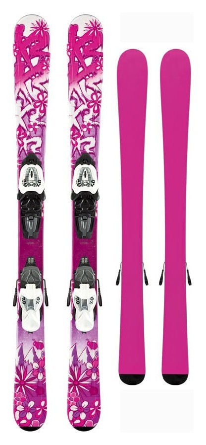 Ліжі гірські комплект для підлітків K2 Luv Bug+MOD 7.0 Fastrak2 L245-330 136см Pink/purple/white (1020406.110.1+1021018.110) RCH_17743