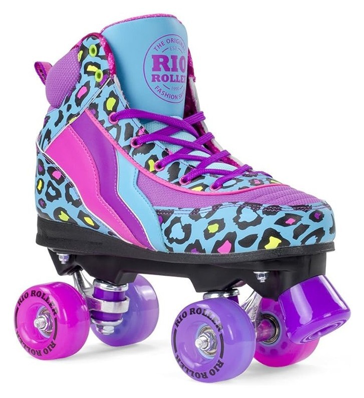 Роликові коньки Rio Roller Leopard 33 (1.0UK) ‎Teal ‎(RIO110RW) RCH_15204