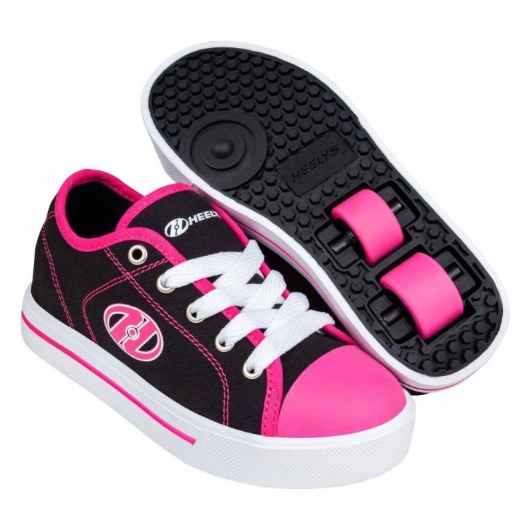 Роликові кросівки Heelys Classic X2 HE101461 Black White Hot Pink 2778033