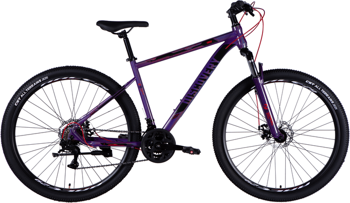 Велосипед ST 29" Discovery TREK DD FR рама-19" фіолетовий 2025 OPS-SP-29-078
