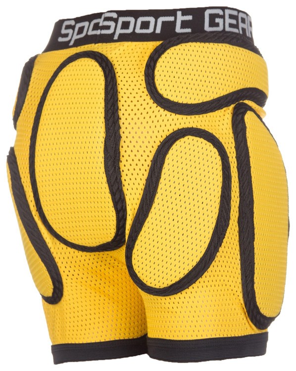 Защитные детские шорты SG Recruit PRO yellow ROU_7778442