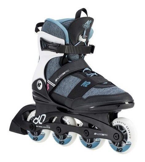 Роликовые коньки для взрослых K2 ALEXIS 80 PRO W 40.5 (9.5US) 265мм Jeans/black (30D0772.1.1) RCH_19708