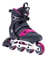 Роликовые коньки для взрослых K2 ALEXIS 80 ALU W 40 (9.0US) 260мм Black/dark grey/pink (30E0270.1.1)