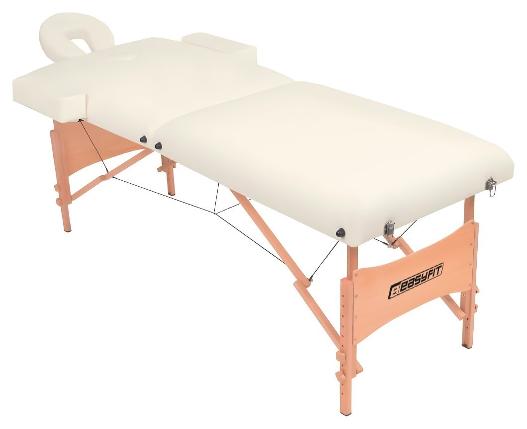 Массажный стол EasyFit ZenRest кушетка складная Бежевый с чехлом EFIT_EF-2215-70