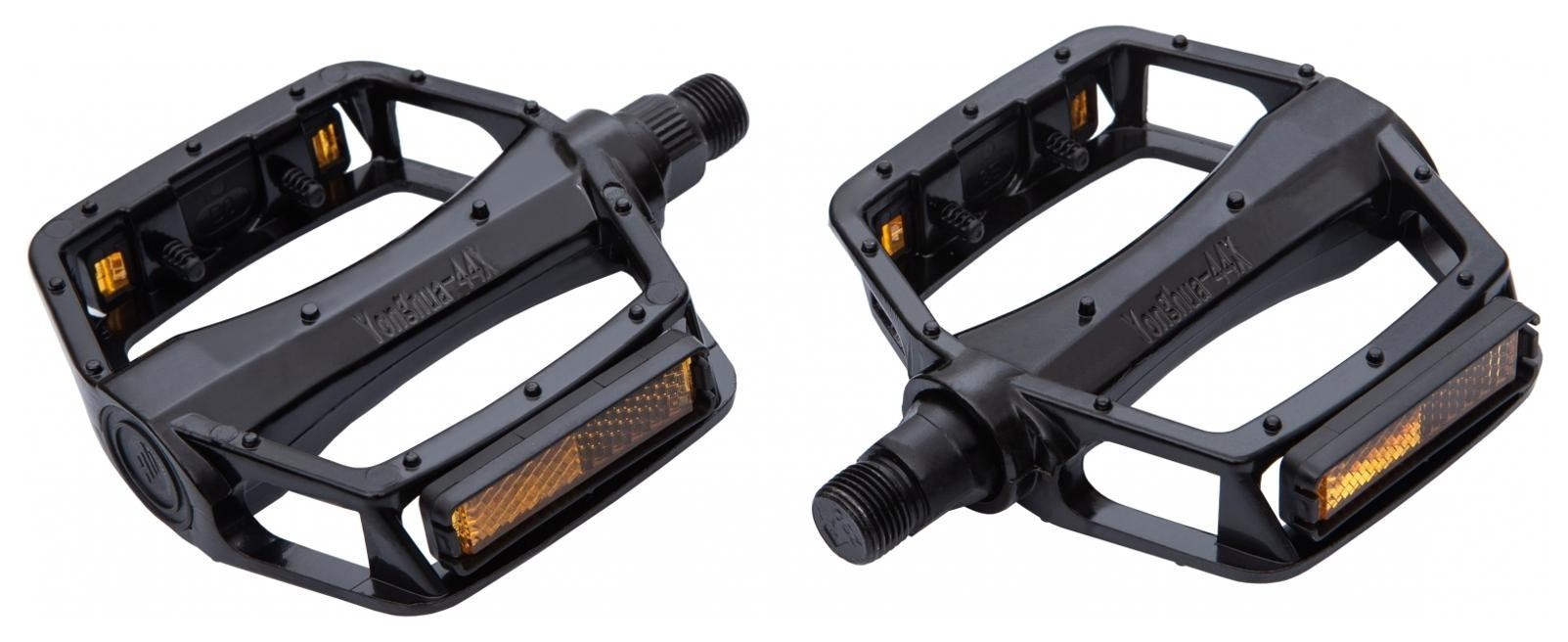 Педалі Алюмiнiй 112.5*105мм BRAVVOS YX-44X чорний PED-177