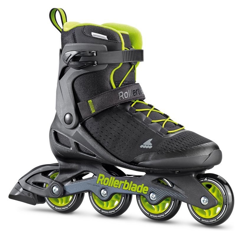 Роликові коньки для дорослих Rollerblade ZETRABLADE ELITE M 38 (6US) 240мм Black/lime (07967000) RCH_13033