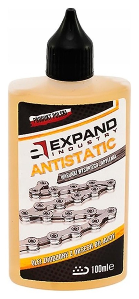 Смазка для цепи для металлических соединений EXPAND Chain Antistatic oil extra dry для сухой пыльной погоды 100 мл CLU-012