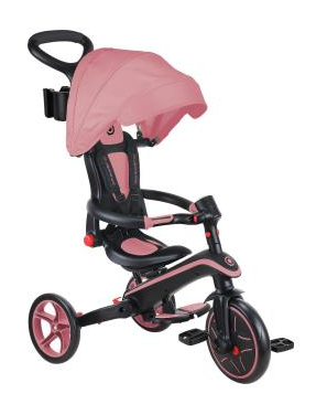 Велосипед детский GLOBBER серии EXPLORER TRIKE FOLDABLE 4в1, розовый, до 20кг, 3 колеса DWT_732-210-2