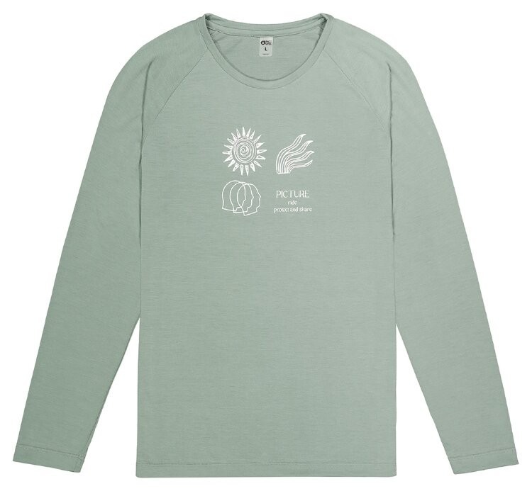 Picture Organic реглан Марибо LS lily pad L MTS1131B-L