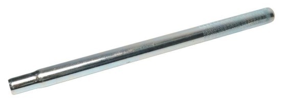 Подседельный штырь Сталь 25.4 мм 400 мм PJ-59B серебристый с насечками