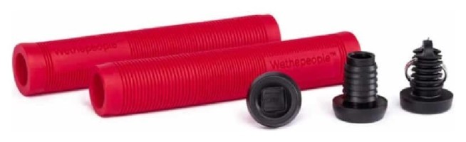 Грипсы WeThePeople PERFECT without flange 165mm Ø 29.5mm красные, с брелком барендом