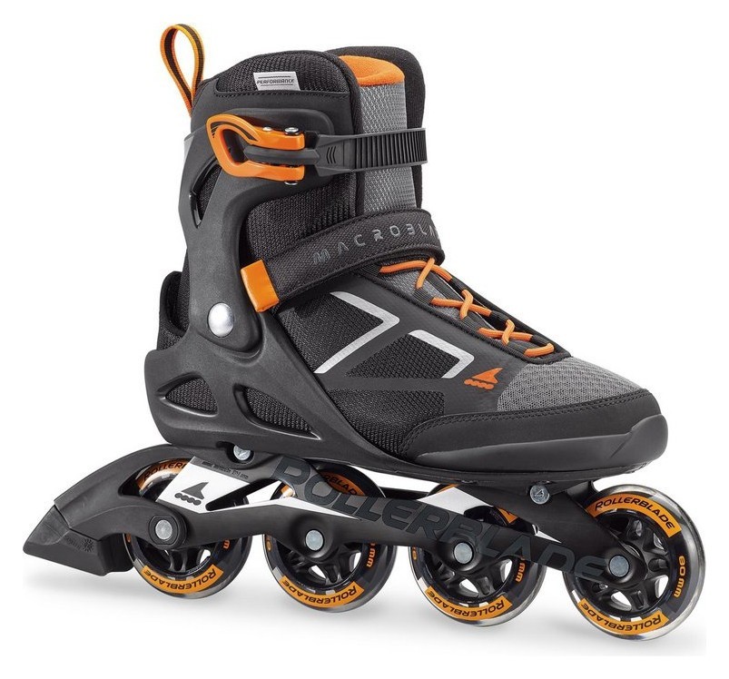 Роликовые коньки для взрослых Rollerblade MACROBLADE 80 M 45 (11.5US) 295мм Black/orange (07847100 956) O RCH_13029