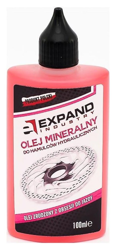 Смазка для цепи для гидравлических тормозов EXPAND универсальна. 100 мл смазка минеральная, красная для Shimano и др. CLU-017