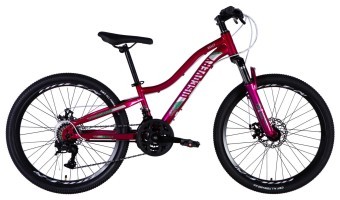 Велосипед ST 24" Discovery KELLY DD FR рама-11" малиновий 2025