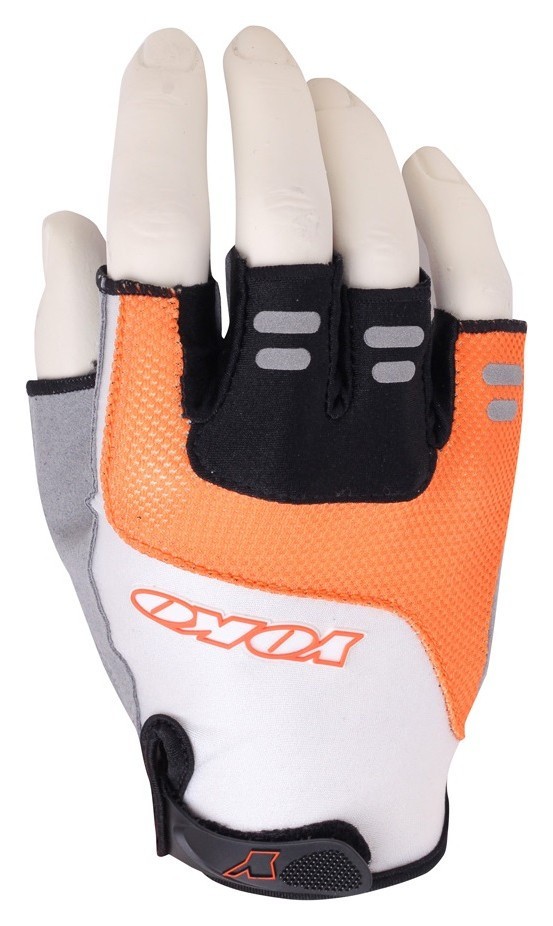 Перчатки велосипедные для взрослых Yoko YBG 20S 10″ Orange/black/white (36021) RCH_22998
