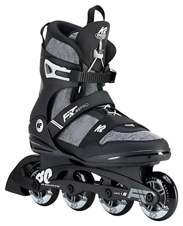 Ролики K2 F.I.T. 80 Pro Grey Black 2717615