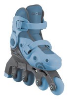 Роликовые коньки GLOBBER 2в1 серо-синие р.26-29, до 20кг, 3+