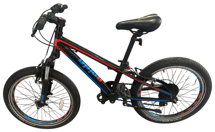Велосипед 20" Pride JR черный/красный/синий 2018 б/у RLK.SERG9755831