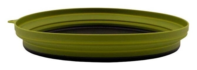 Тарілка TRAMP силіконова з пластиковим дном 1070 мл TRC-124-olive