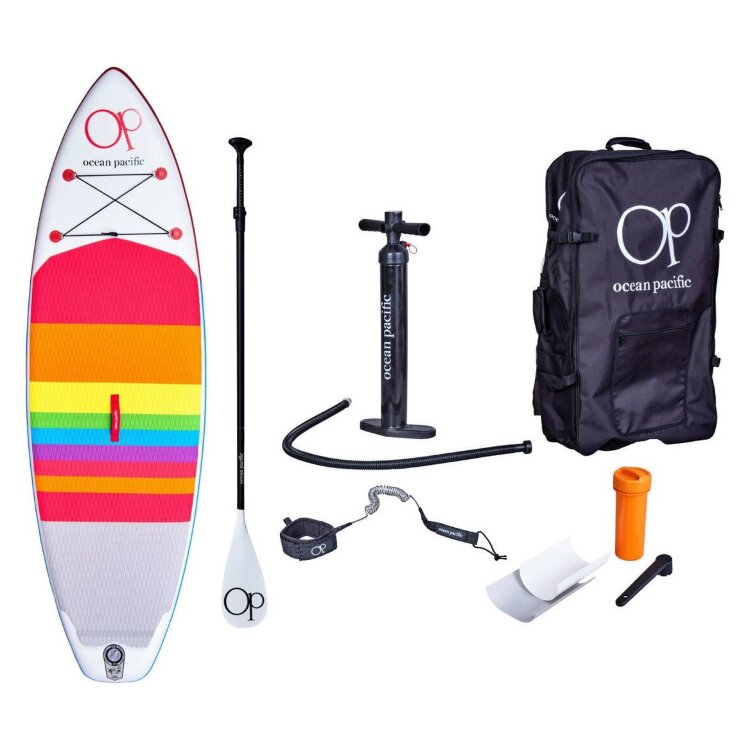 Надувна SUP дошка Ocean Pacific Sunset All Round 96 - White/Red/Blue FRD.037671