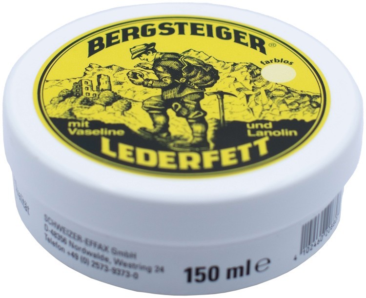 Водовідштовхуюче просочення для взуття HeySport Bergsteiger-Leather-Grease colourless 150 ml 20880000