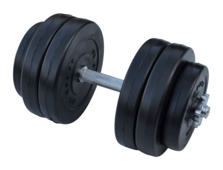 Гантель разборный на 26 кг с хромированным грифом. RNS_HR-026