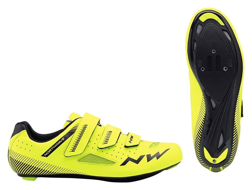 Туфлі велосипедні Northwave CORE M 41.5 (9.0US) Yellow fluo/black (80191016) RCH_18380