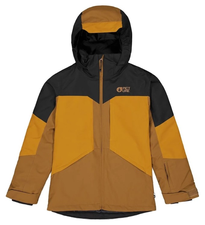 Picture Organic куртка лыжная Cossmo Jr 2025 black-honey chocolate 14 KVT0117B-14