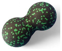 Мяч массажный, двойной (8890) Bavar Sport (зеленый)