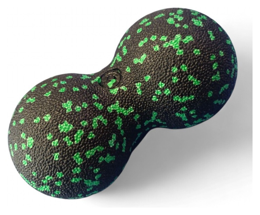 Мяч массажный, двойной (8890) Bavar Sport (зеленый) BVR_3923062