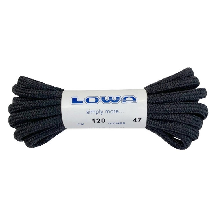 Шнурки LOWA ATC Lo 120 cm black-black 830587-0999