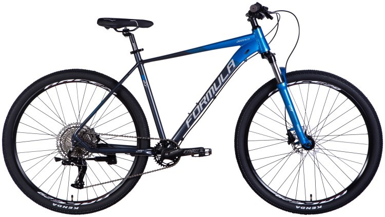 Велосипед AL 29" Formula ZEPHYR PRO HDD рама-21" сине-серый 2025 OPS-FR-29-381