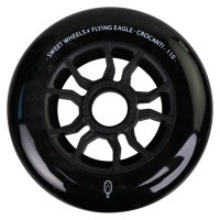 Колеса для роликів Flying Eagle Crocanti 88А 3 шт чорні