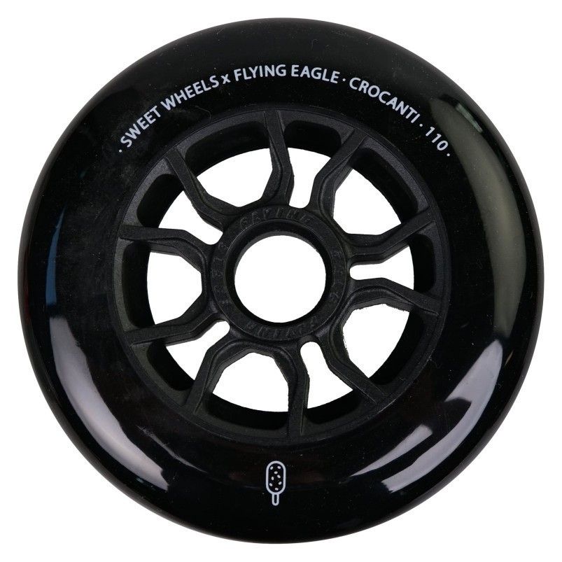 Колеса для роликів Flying Eagle Crocanti 88А 3 шт чорні ROL_12349_1