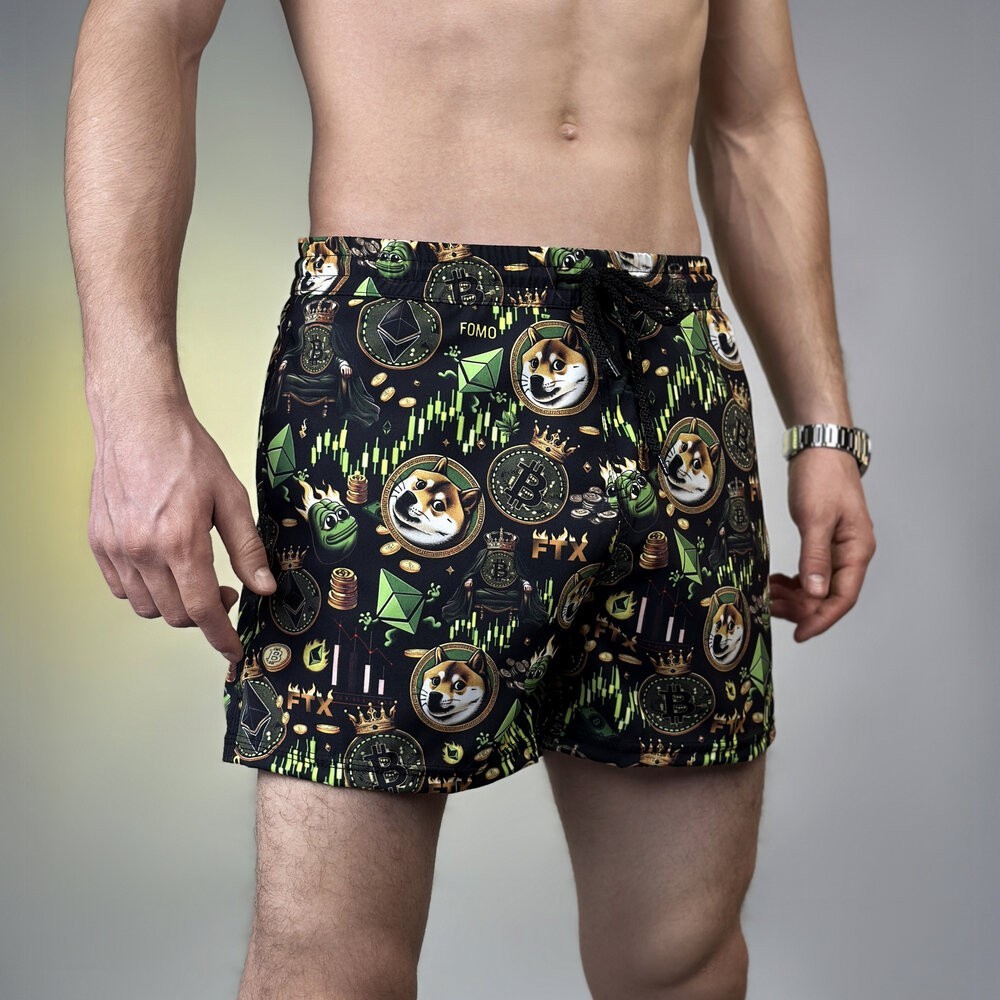 Плавальні шорти чоловічі Pobedov Pool day Kripta POB_00000006257