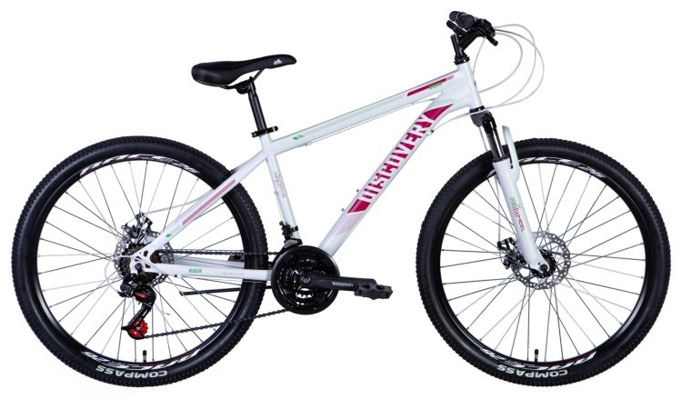 Велосипед ST 26" Discovery RIDER AM DD рама- " 2024 (белый (м)) OPS-DIS-26-605
