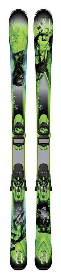 Ліжі гірські (комплект) K2 POTION 74 XTI ERC 11 TC W+ERC 11.0 146см Black/green/grey (1040608.150.1+1041308.150.2) RCH_16026