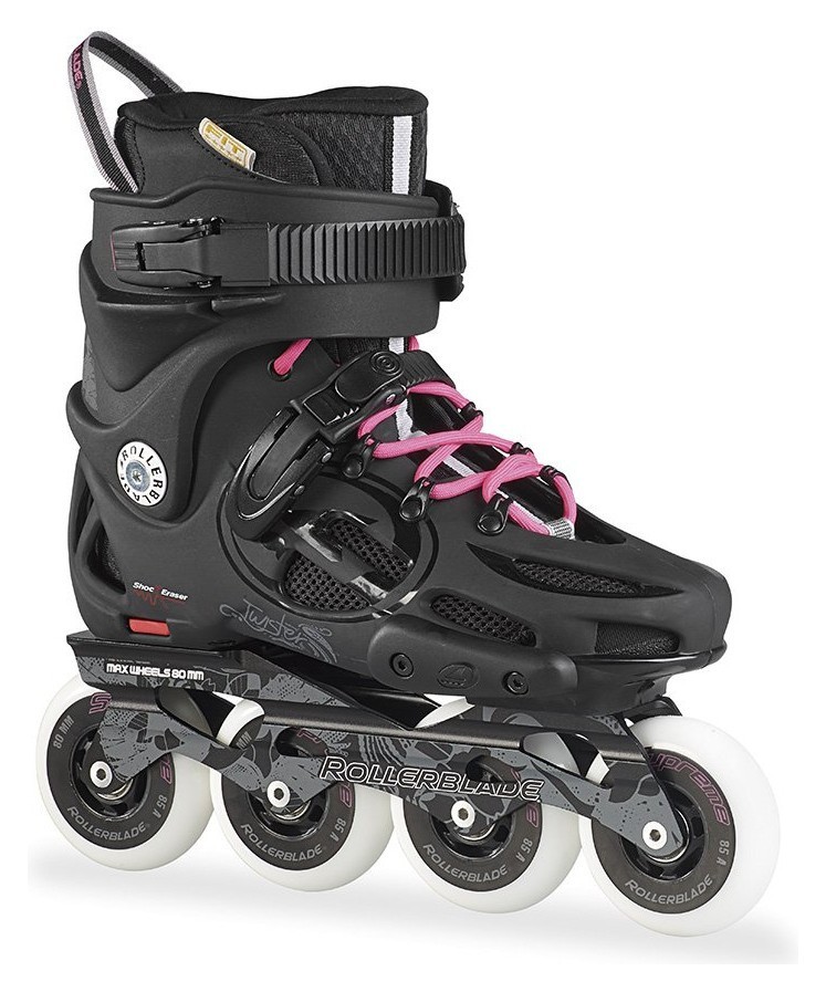 Роликові коньки для дорослих Rollerblade TWISTER 80 W 38.5 (7US) 245мм Black/pink (07505500 7Y9) RCH_13015