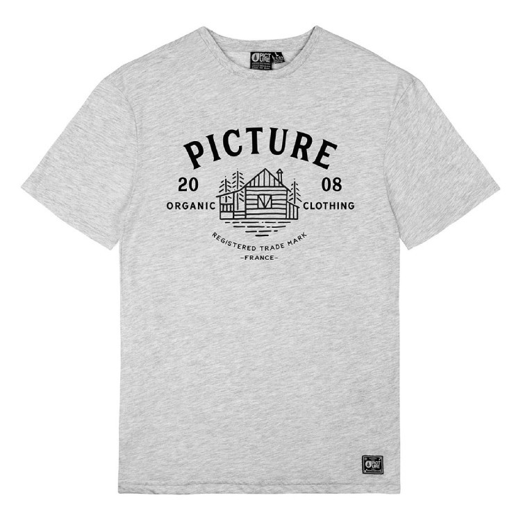 Picture Organic футболка Brady grey melange L MTS763D-L