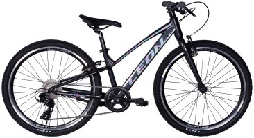 Велосипед AL 24" Leon JUNIOR Vbr CS рама-12" чорний 2025