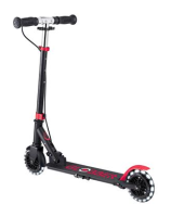 Самокат GLOBBER серии FLOW ELEMENT JUNIOR LIGHTS, черно-красный, колеса с подсв. 50кг 3+