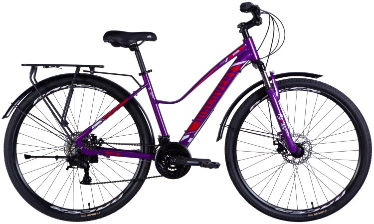 Велосипед AL 28" Discovery SYMBOL WOMAN DD CS рама-17,5" фиолетовый 2025 OPS-DIS-28-001