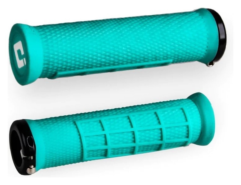 Грипси ODI Elite Flow, V2.1 Lock-On, Mint w/Black Clamp, м'ятні із чорними замками OBOD_D33EFMN-B