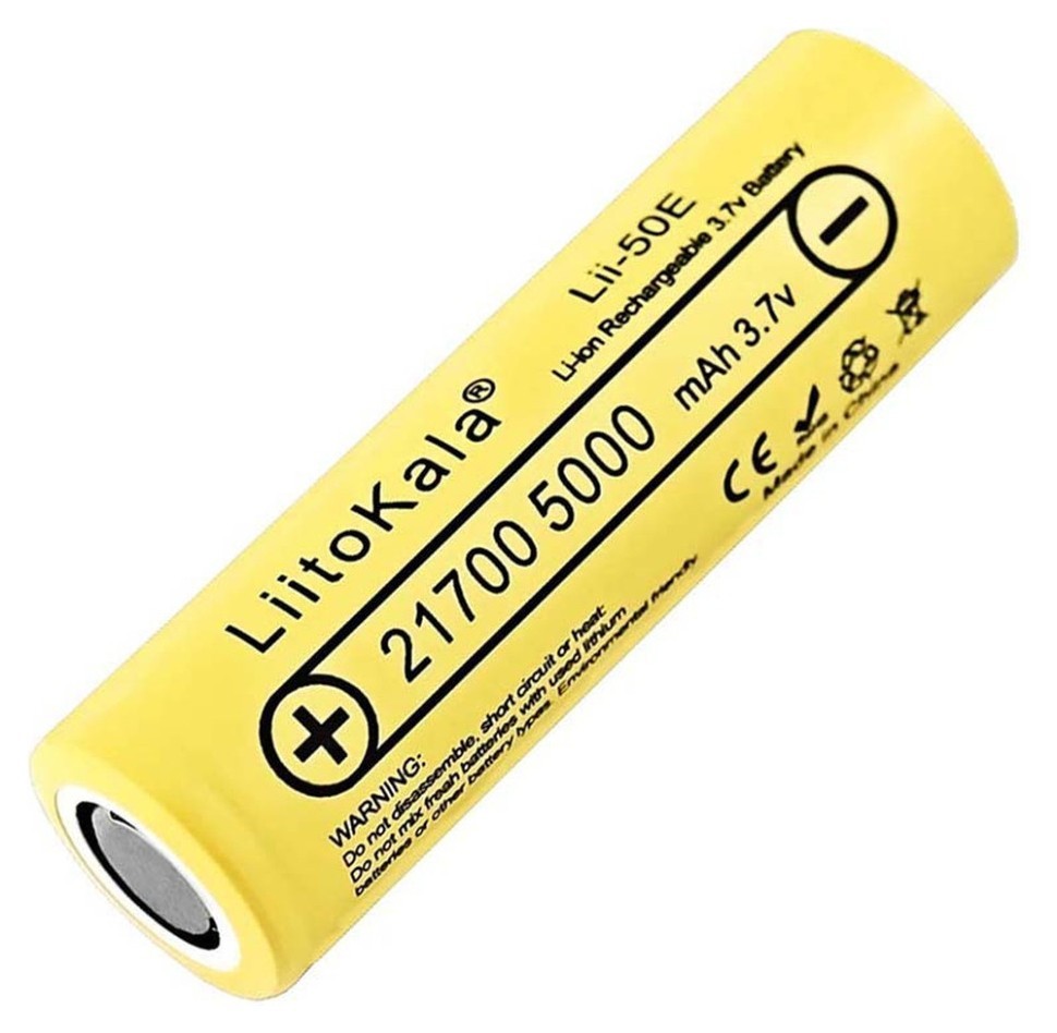 Аккумулятор LiitoKala Lii-50E 21700 5000mah battery FNR_Lii-50E